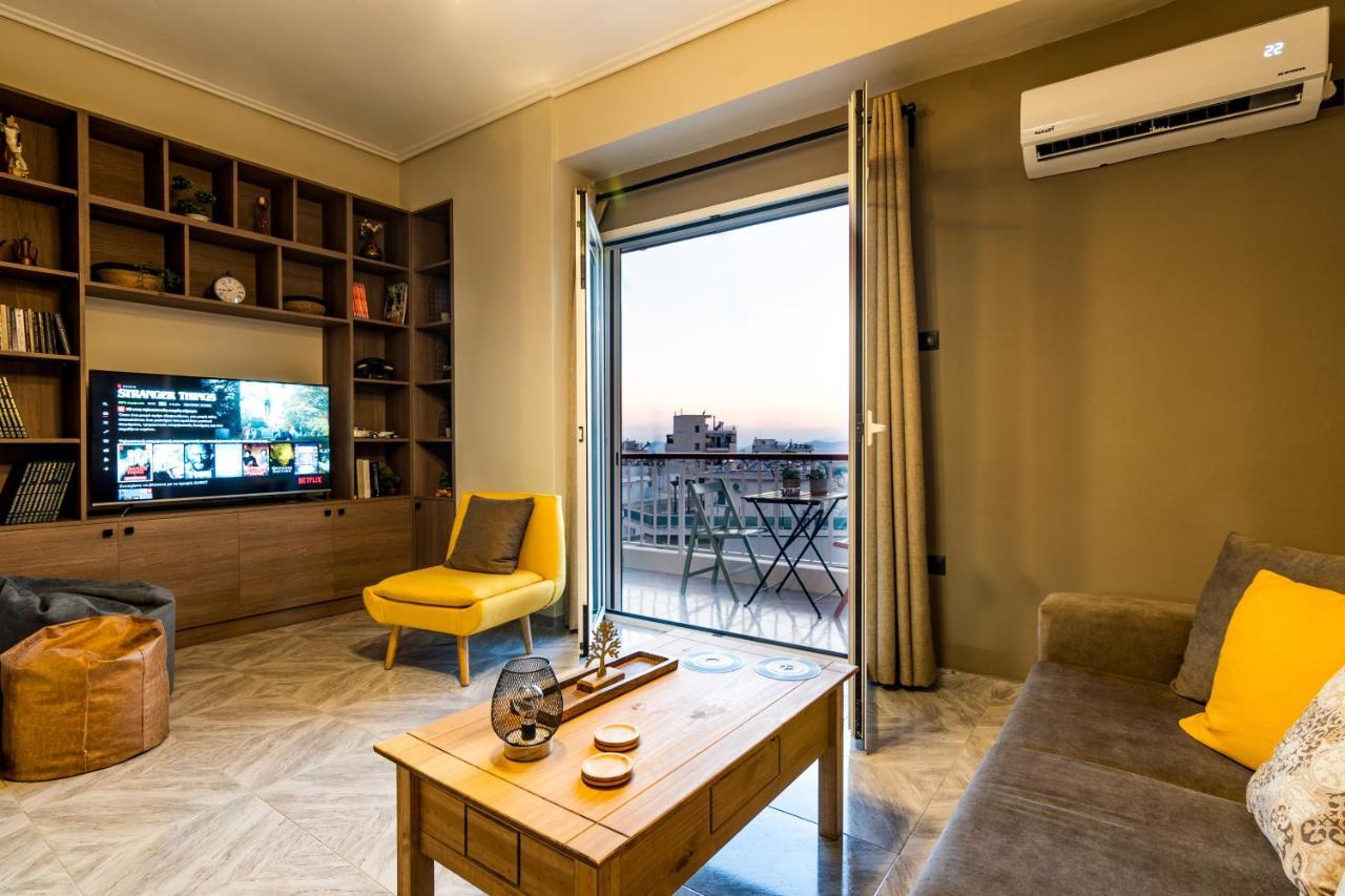 Vintage Apartment In Athens-Zografou Exterior foto